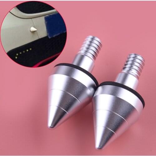 2Pcs Car Rear Bumper Anti Crash Spike Guard Protector Decor Fit For Benz Smart Fortwo ED 451 2014 2013 2012 2011 2010 2009 2008