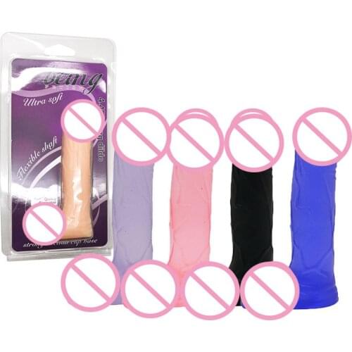 4.45" Long Ultra Soft Mini Realistic Dildos Flexible Shaft Sex Penis Game Toy for Beginners Use, Erotic Sex Toys