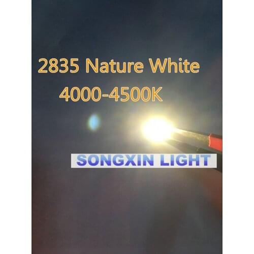 4000pcs 2835 smd led White/Nature white 0.2w-60ma 3.5*2.8*0.8mm NW smd 2835 led diodes 4000-4500k
