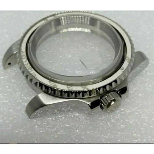 Watch Accessories Suitable for Japanese NH35/NH36 Movement 316L Stainless Steel Case 40mm Synthetic Flat Sapphire Glass