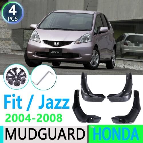 For Honda Fit Jazz Hatchback Hatch 2004~2008 2005 2006 2007 Mudguard Mud Flaps Guard Splash Flap Mudguards Car Accessories