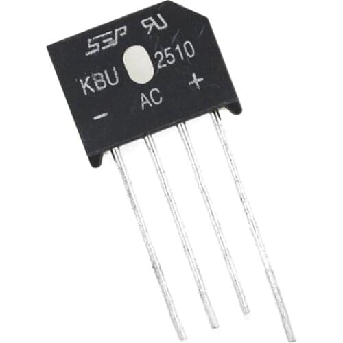 5PCS 25A 1000V diode bridge rectifier KBU2510