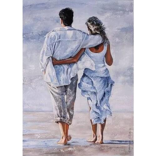 Dpsupr Full Square/Round Drill 5D DIY Diamond Painting "Husband and Wife" Diamond Embroidery Cross Stitch Decor Christmas Gift