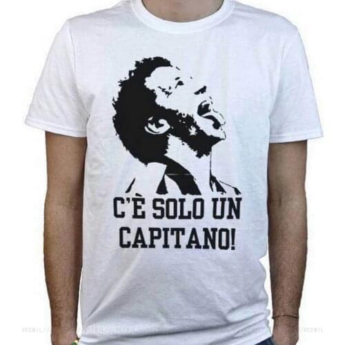 T-Shirt Solo Un Capitano Bianconero Maglietta Del Piero Leggenda Juve Cotton Tee Shirt New Cool Gym Tops