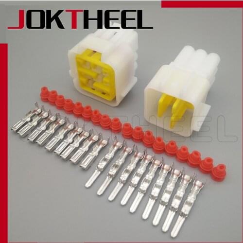 Joktheel 1/5/10/20 set kit Furukawa 2.3mm male female car waterproof electrical socket 9 Pin way connector FW-C-9M-B FW-C-9F-B