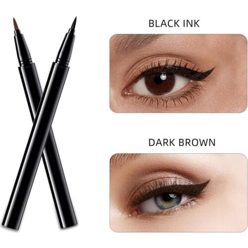 20 Piece Brown Black Eyeliner Private Label Eye Pencil Long-lasting Waterproof No blooming Quick Dry Eye Makeup Custom