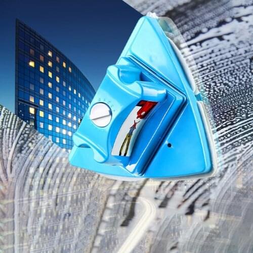 GURET Double Side Glass Cleaning Brush Adjustable Magnetic Window Cleaners For Wash Window Household Glass Wiper Cleaner Tools