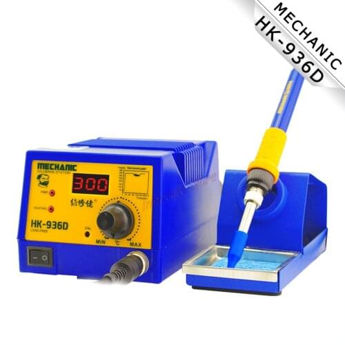 MECHANIC HK-936D Lead-Free Solder Station 45W Anti-Static Digital Display Desoldering Tool SMT Repair Rework Station