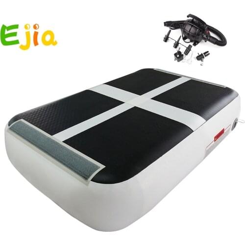 1M*0.6M Inflatable Air Track Air block with air Pump for Yoga, Gym and Home Use, Air Block Track for Tumbling, Cheerleading
