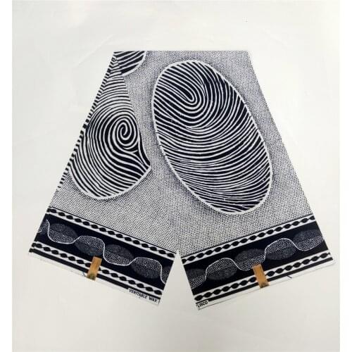 Veritable Wax Nigerian African Wax Printed Cotton Fabric By The Yards 100%Best Quality Ankara Dress Material For Sewing VL 823