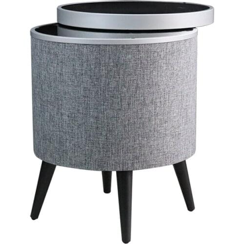 Subwoofer bass coffee table speaker with QI wireless charger