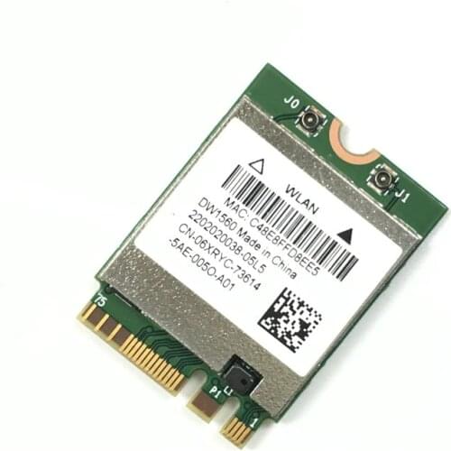 DW1560 BCM94352Z 06XRYC 802.11ac NGFF M2 867Mbps BCM94352 BT4.0 WiFi Wireless Card network card wifi card 2.4G/5GHz