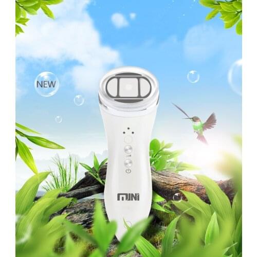 Mini Hifu Focused Ultrasound Bipolar RF Face Neck Lifting Beauty Massager Tightening Radio Frequency Wrinkle Removal