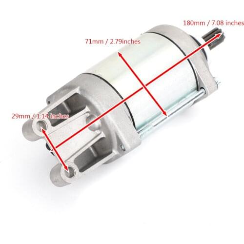 Artudatech Starter Motor for Honda CB650F CBR650F 2014-2017 CB650R CBR650R 2017-2019 31200-MJE-D01 Motorcycle Parts