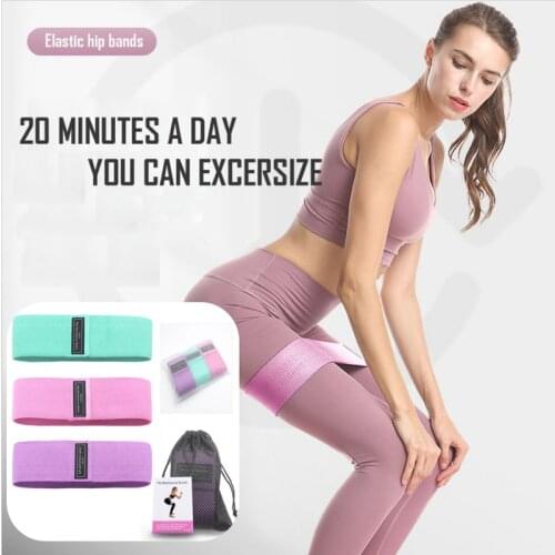 Weave fabric resistance bands set yoga resistance bands fitness bands for sports Elastic for gymnastics training 2020