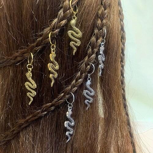 YWZIXLN Hot Sale 3pcs/lot Vintage Snake Pendant Cute Hair Hairpins Female Hair Styling Accessories H038