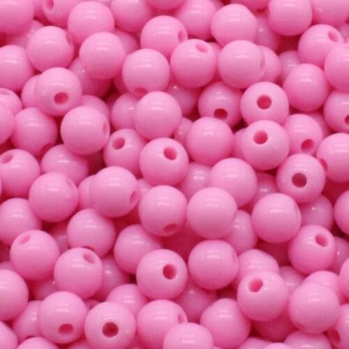 200Pcs 6mm Round Ball Spacer Beads For Jewelry Making DIY Jewelry Accessories