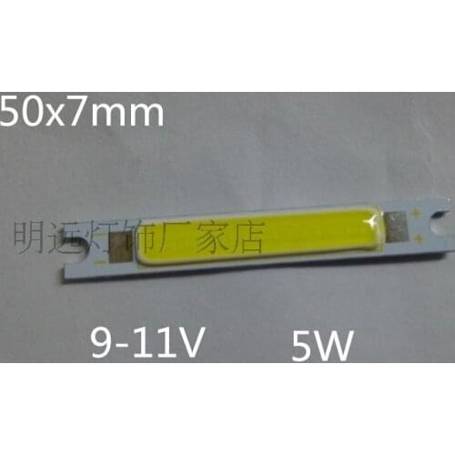 9-11V LED COB plate surface light source lamp plate strip COB line light source, lamp Desk lamp lamp bead light source