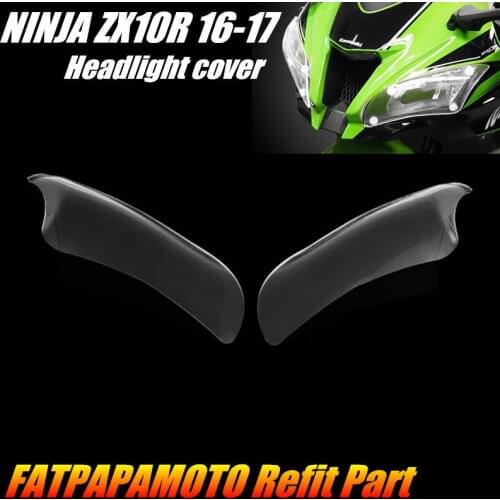 FOR KAWASAKI NINJA ZX10R ZX 10R ZX-10R 2016 2017 Motorcycle Accessories Headlight Protection Guard Cover