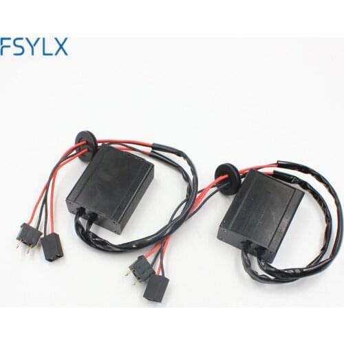 FSYLX 2Pcs H7 H11 H8 led Headlight strong Canbus Error Free Anti Flicker Resistor Canceler Decoder for AUDI for ford for hyundai