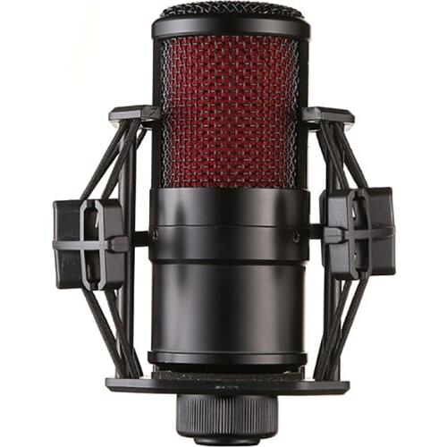 Microphone Kit with O Cable Shockproof Clip Live Broadcast Microphone Condenser Microphone