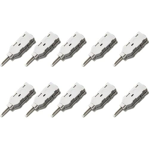 Top Deals 10Pcs 110 Test Head Rj11 Voice Connector Mdf Check Phone Voice For Krone Module Telecom Patch Panel