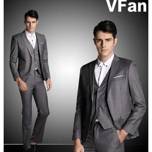 Gentlemen Tuxedos Best Man Suits New Fashion Bridegroom Wedding Suits 2018