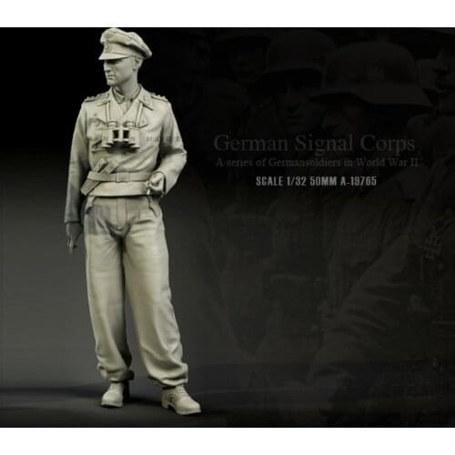 1/35(50mm) Resin Figure model Kits European Soldier Self-assembled A-19765