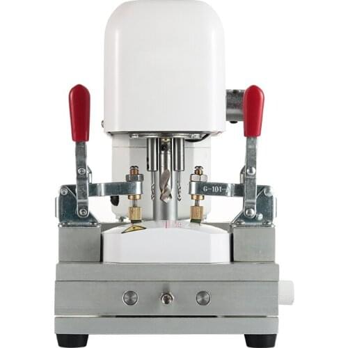 Glasses processing equipment, lens template punching machine, sample film making machine, liner three-hole machine