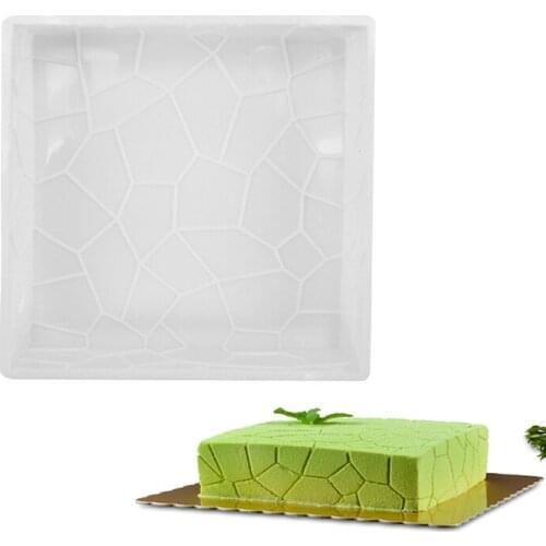 Silicone Cake Mold Square Shape Mousse Pan 3D Baking Pastry Dessets Bakeware Tools Non-stick Muffin Soap Moulds