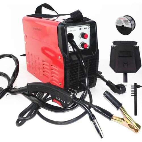 Gasless Welding Machine 120A 230V Inverter IGBT Self Shield E71T-GS Flux Cored Wire No Gas MIG Welder