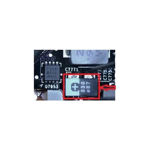 C7771 For Macbook Pro 15" A1286 2008 2009 330 Tantalum Capacitor