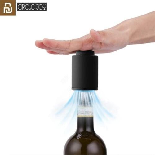 Youpin Circle Joy Wine Stopper Plastic Vacuum Memory Wine Stopper Electric Stopper Wine Corks