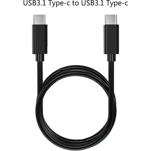 USB3.1 Dual Type-C Charger for Macbook Type c Devices USB C Port Reversible Charge & Sync 1M/2M USB Type C Cable