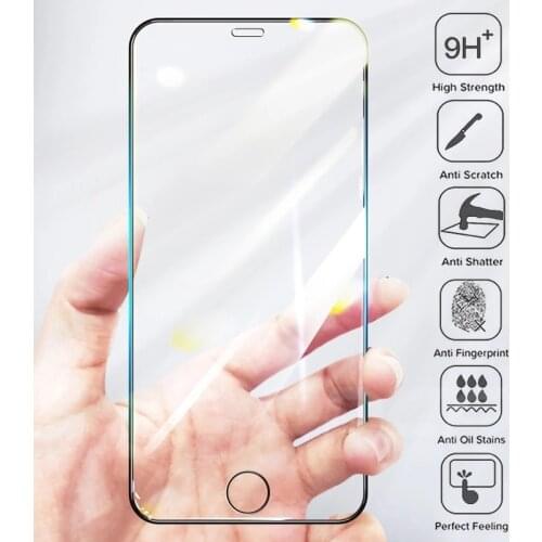 9D Full Cover Protective Glass For iPhone 12 11 Pro XS Max XR X Screen Protector iPhone 11 12 Mini 8 7 6 6S Plus Tempered Glass