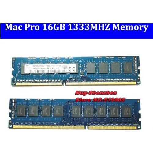 Free shipping for MACPRO MEMORY 16GB DDR3 1333mhz mac pro 16GB (2 x 8GB) DDR3 ECC PC3-10600 for Mac Pro 2009-2012 MC560 MC561