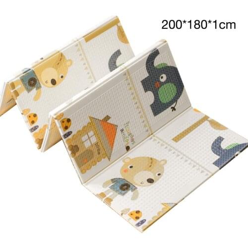 Baby crawling mat foldable mat childrens environmental protection picnic mat XPE climbing mat game blanket living room foam mat
