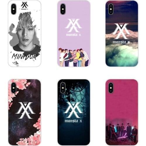 For Xiaomi Redmi Note 3 4 5 6 7 8 Pro Mi Max Mix 2 3 2S Pocophone F1 Accessories Phone Cases Covers KPOP Boy Group Monsta X