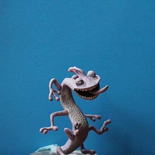 Disney Monsters Inc. The Chameleon Randall Boggs Action Figure Toys Car Decoration Anime Collection Toy Gift for Kids