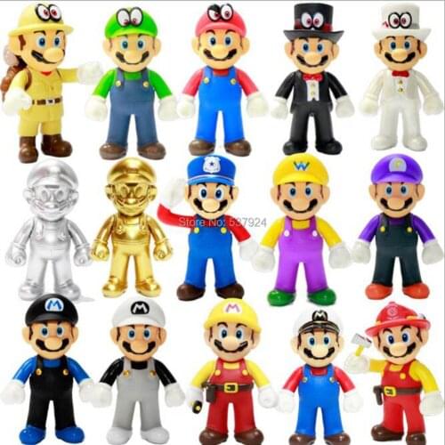 New 10Pcs M L W Princess 12.5CM PVC Action Figure Toy