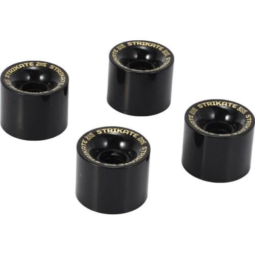 STRIKATE 4Pcs PU Longboard Wheels 78A 60X45mm Skateboard Wheels Soft Longboard Wheels