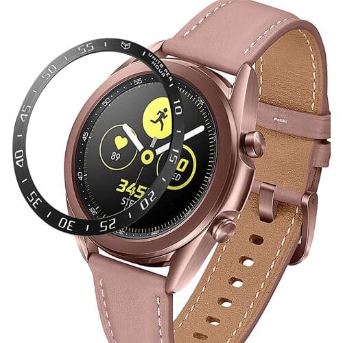 Metal Watch Bezel Anti-Scratch Ring Protector for Samsung Galaxy Watch3 Protection Ring Cover Anti Scratch Frame Shell