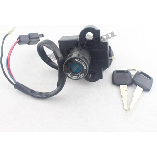 ACZ Motorcycle Ignition Switch Lock Handle Locks+2Pcs Keys For Honda CB750 / VT250 Spada250/CBR250 MC19 MC22/Hornet 250 NSR250