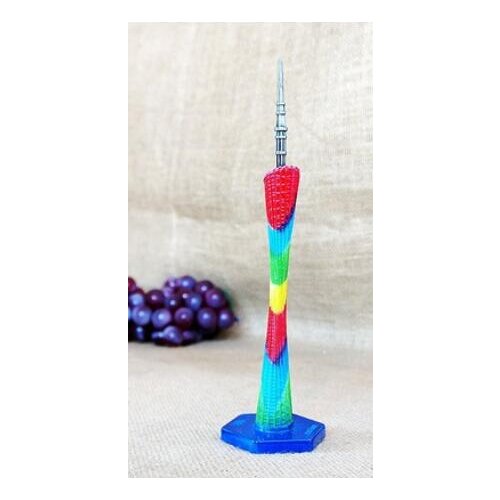 Fine small - waist alloy furniture for guangzhou tower tower home furnishing items model alloy large room world famous landmark