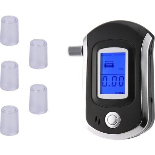 Professional Pocket Digital Alcohol Breath Tester Analyzer Breathalyzer Detector Test Testing LCD Display