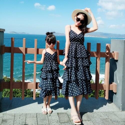 QUCHJM Summer Polka Dot Dresses