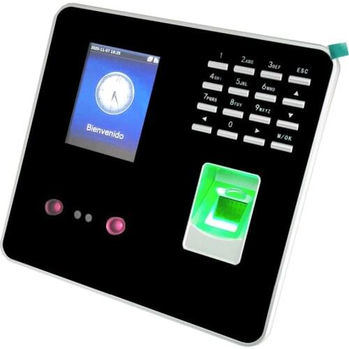 Tcp/Ip Face Time Attendance System Smart Office Facial Recognition Clock Employee Recorder
