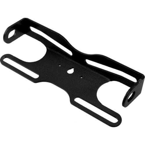 Universal Rear Aluminum Alloy Black Motorcycle Tail License Number Plate Holder Fender Eliminator Tidy