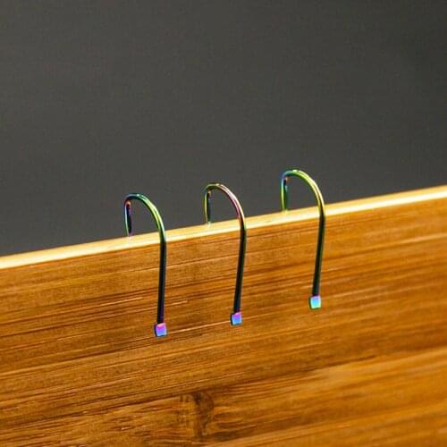 15Pcs Fishing Hook Colorful High Carbon Steel Carp Fishing Hook Non-barb Saltwater Freshwater Fishing Hook