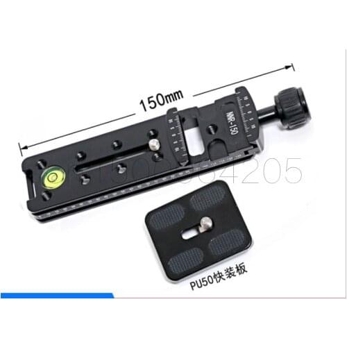 150mm Nodal Slide Rail Quick Release Plate Clamp Adapter For Macro Panoramic Arca Aluminum Alloy Quick Release Plate Tripod